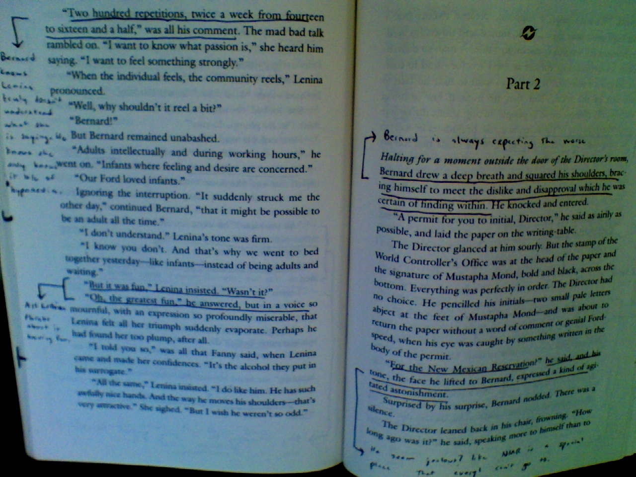 Example of annotating